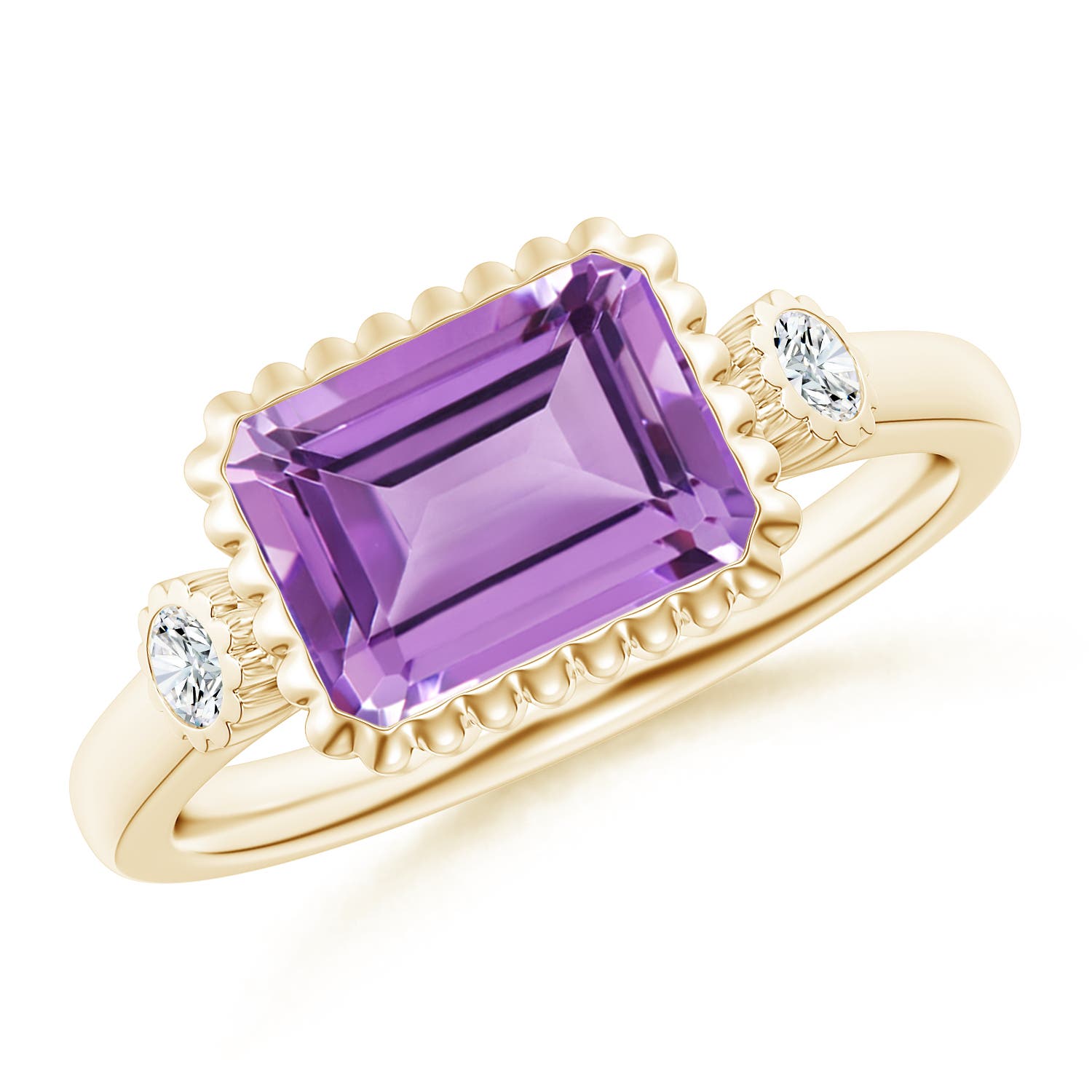 A - Amethyst / 2.34 CT / 14 KT Yellow Gold