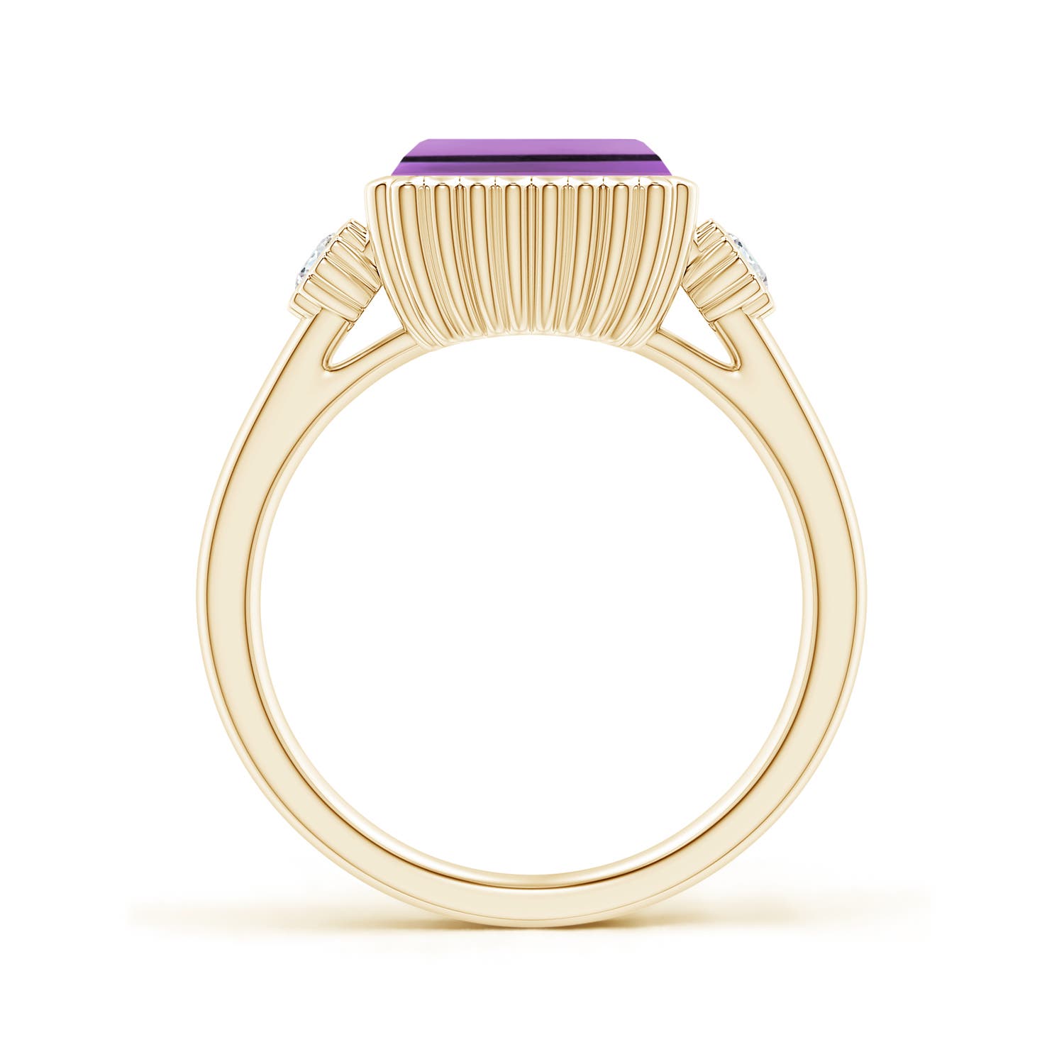 A - Amethyst / 2.34 CT / 14 KT Yellow Gold