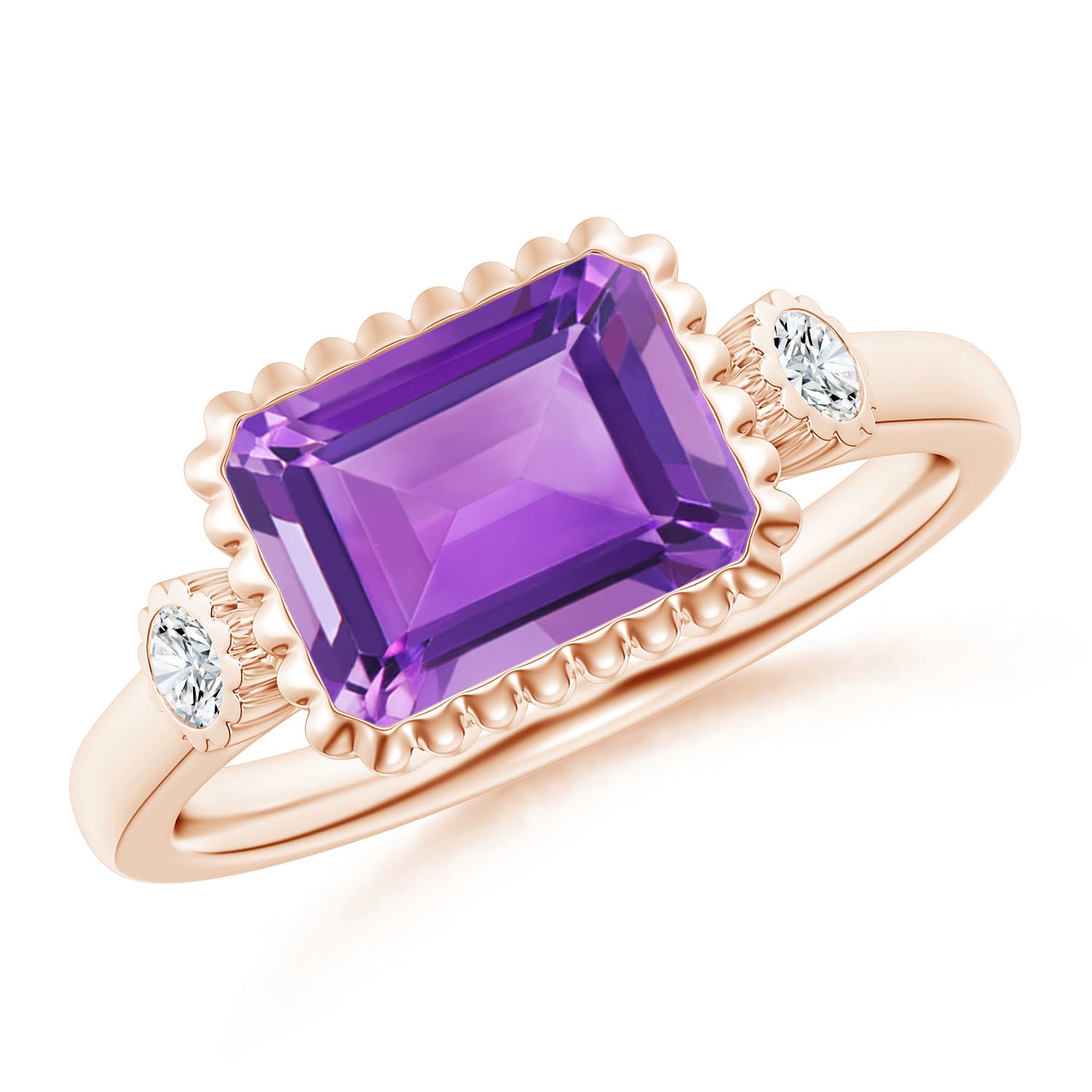 AA - Amethyst / 2.34 CT / 14 KT Rose Gold