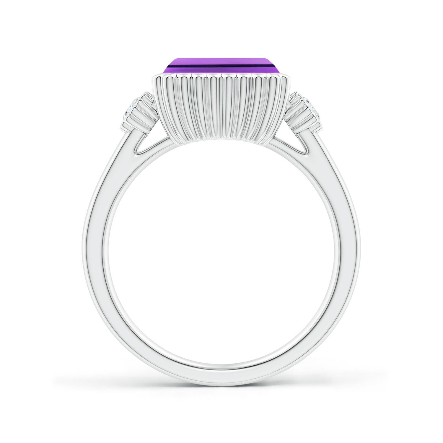 AA - Amethyst / 2.34 CT / 14 KT White Gold