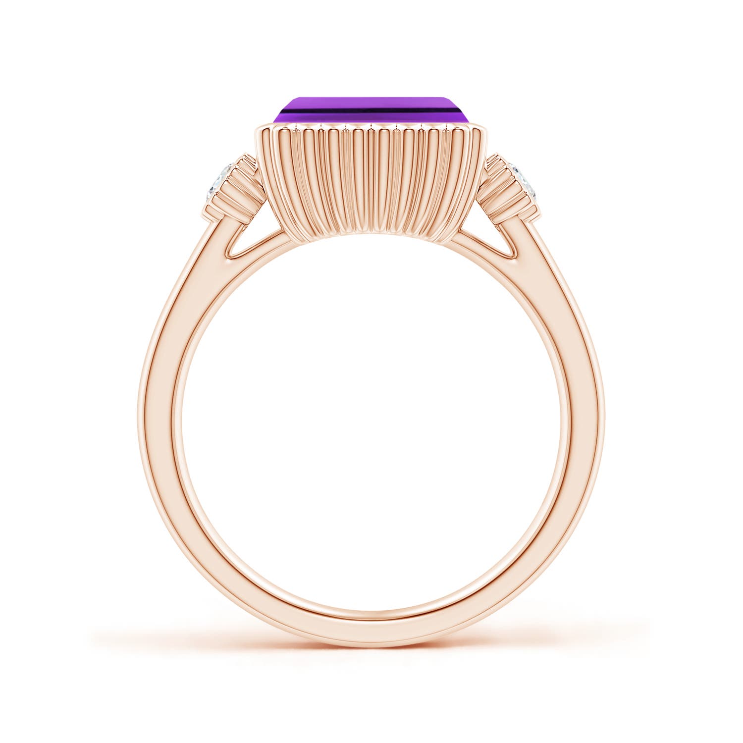 AAA - Amethyst / 2.34 CT / 14 KT Rose Gold