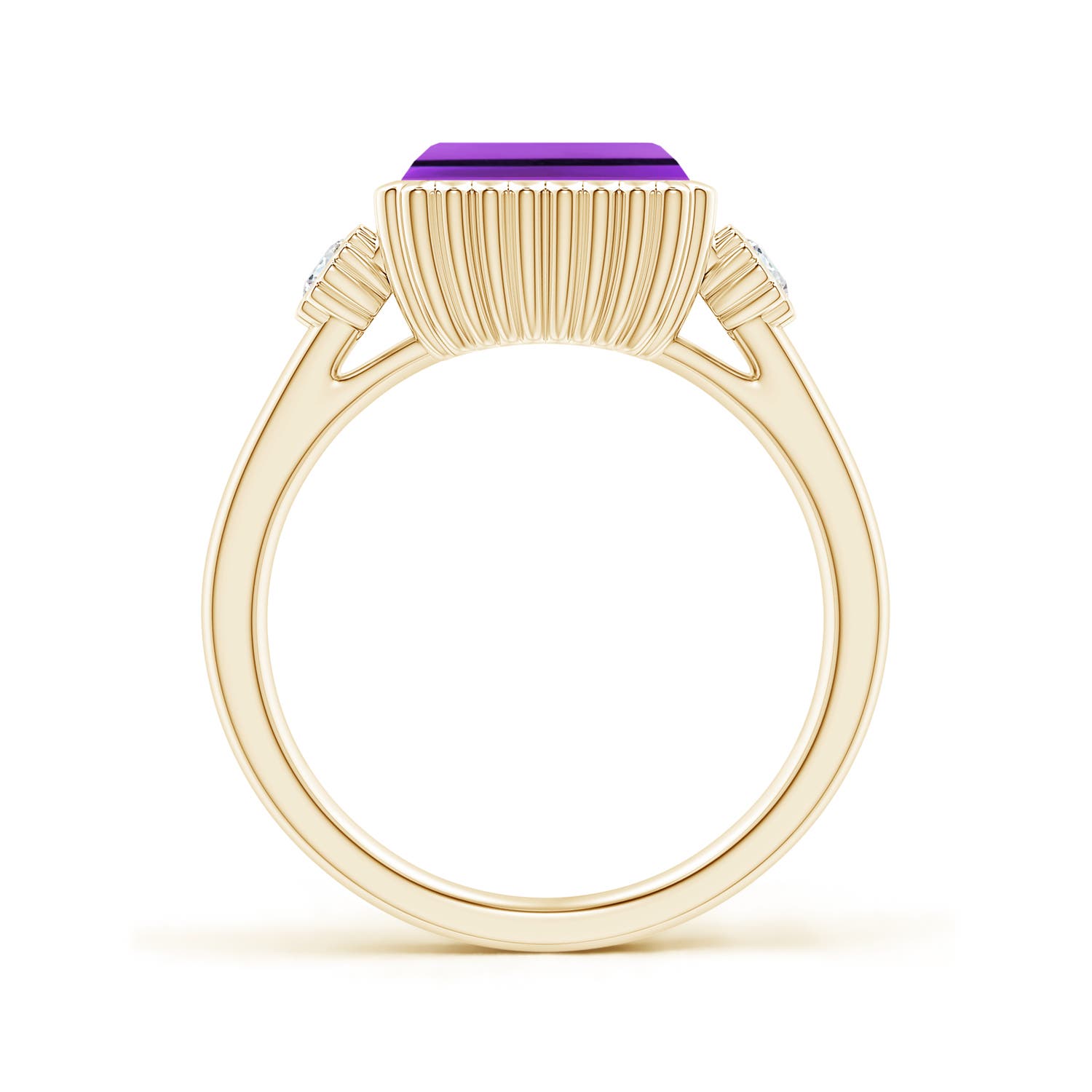 AAA - Amethyst / 2.34 CT / 14 KT Yellow Gold