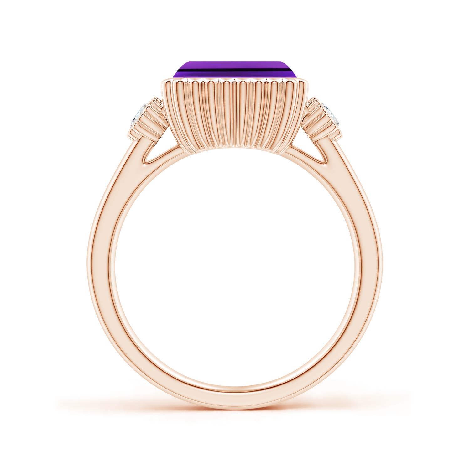 AAAA - Amethyst / 2.34 CT / 14 KT Rose Gold