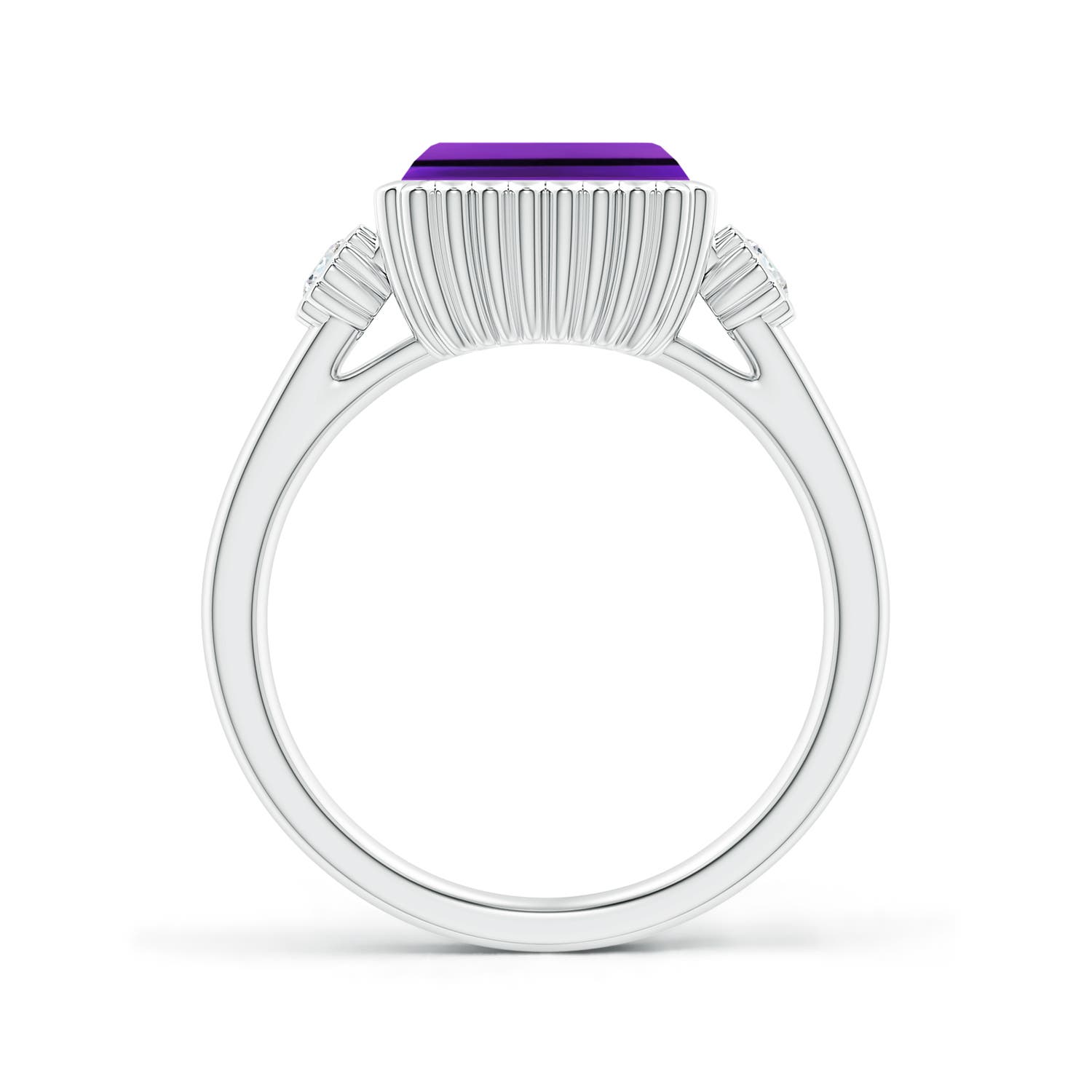 AAAA - Amethyst / 2.34 CT / 14 KT White Gold