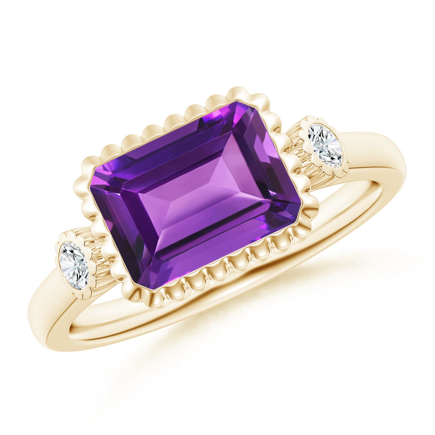 AAAA - Amethyst / 2.34 CT / 14 KT Yellow Gold