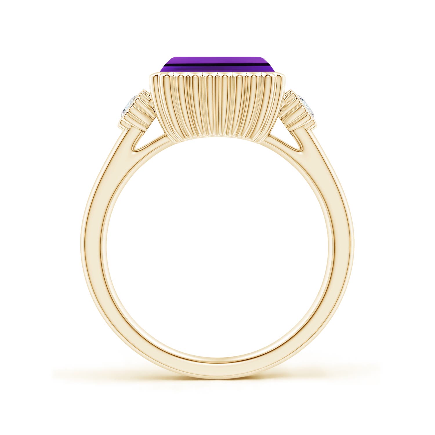 AAAA - Amethyst / 2.34 CT / 14 KT Yellow Gold