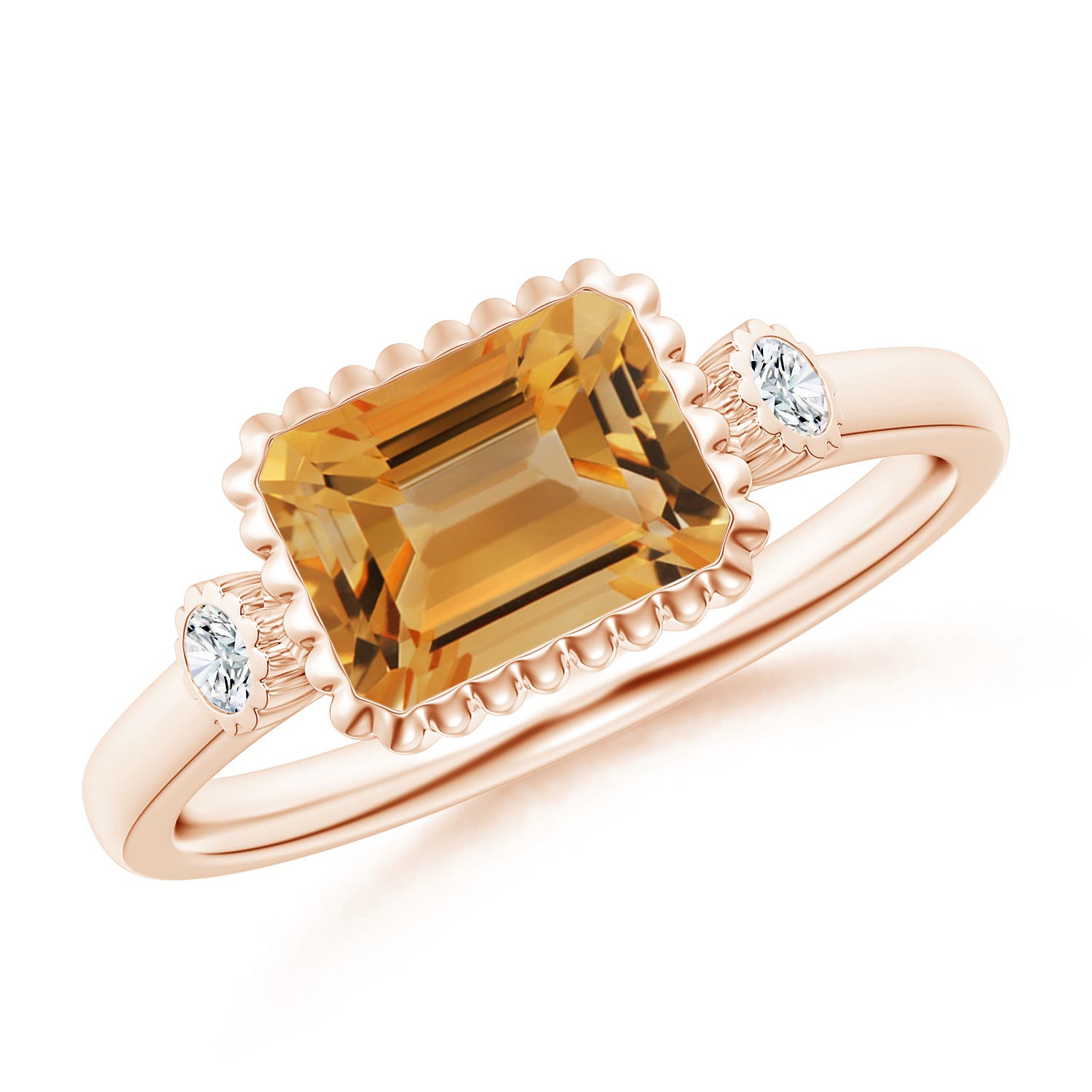 A - Citrine / 1.59 CT / 14 KT Rose Gold