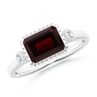 Emerald Cut A Garnet