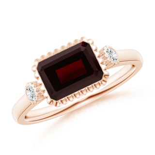 Emerald Cut A Garnet