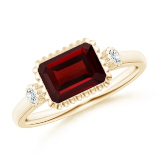 Emerald Cut AAA Garnet