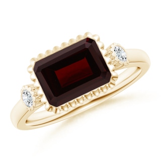 Emerald Cut A Garnet
