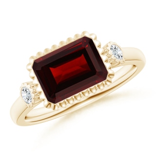 Emerald Cut AA Garnet