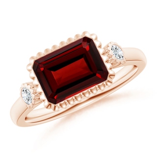Emerald Cut AAAA Garnet
