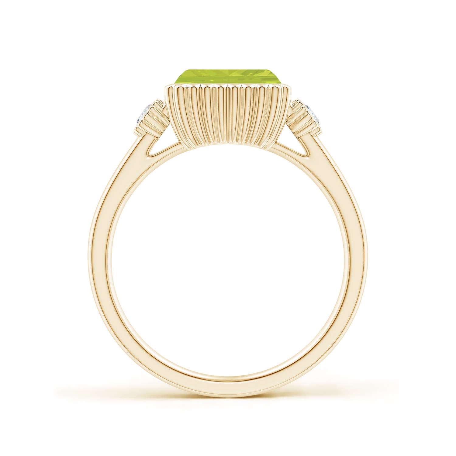 A - Peridot / 1.69 CT / 14 KT Yellow Gold