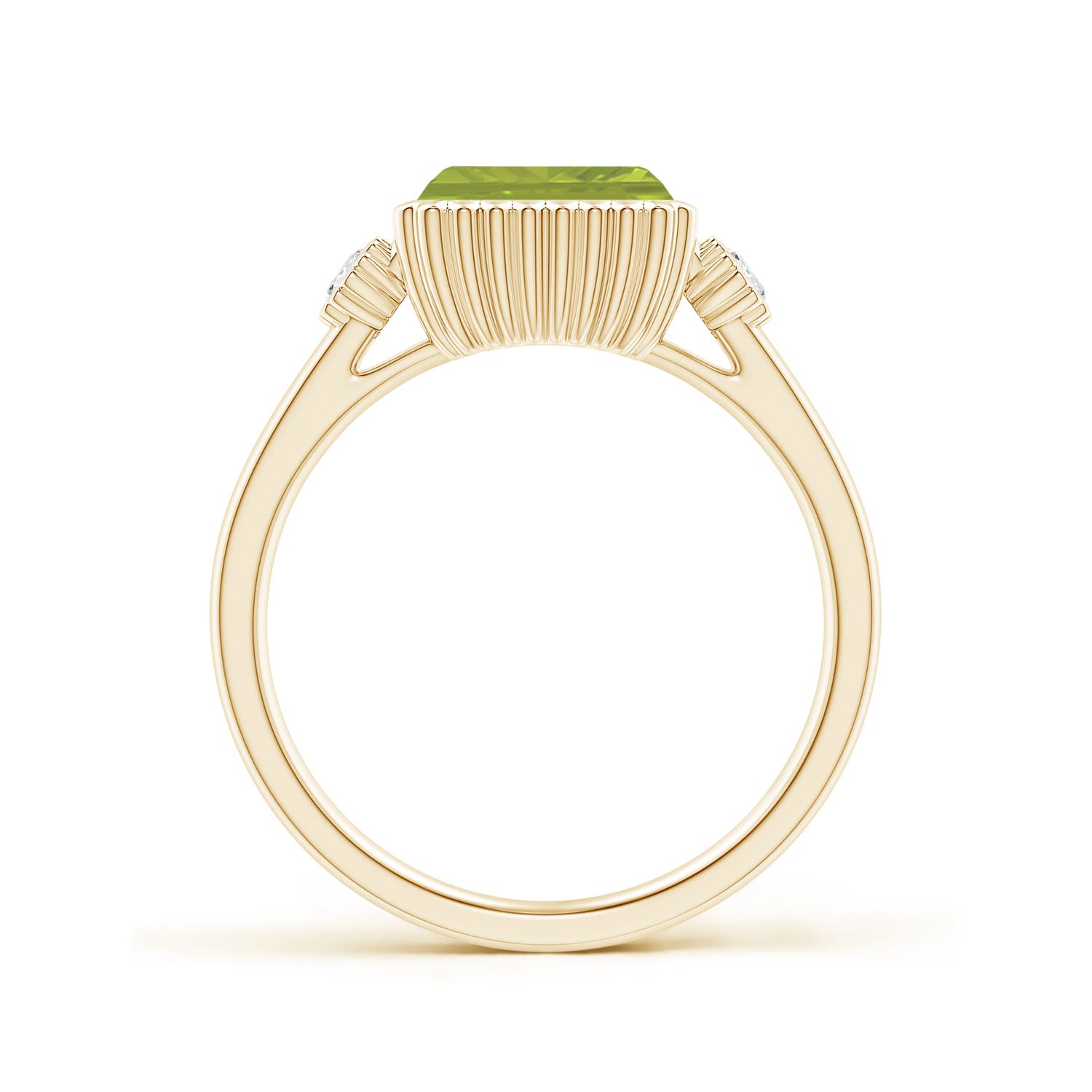 AA - Peridot / 1.69 CT / 14 KT Yellow Gold