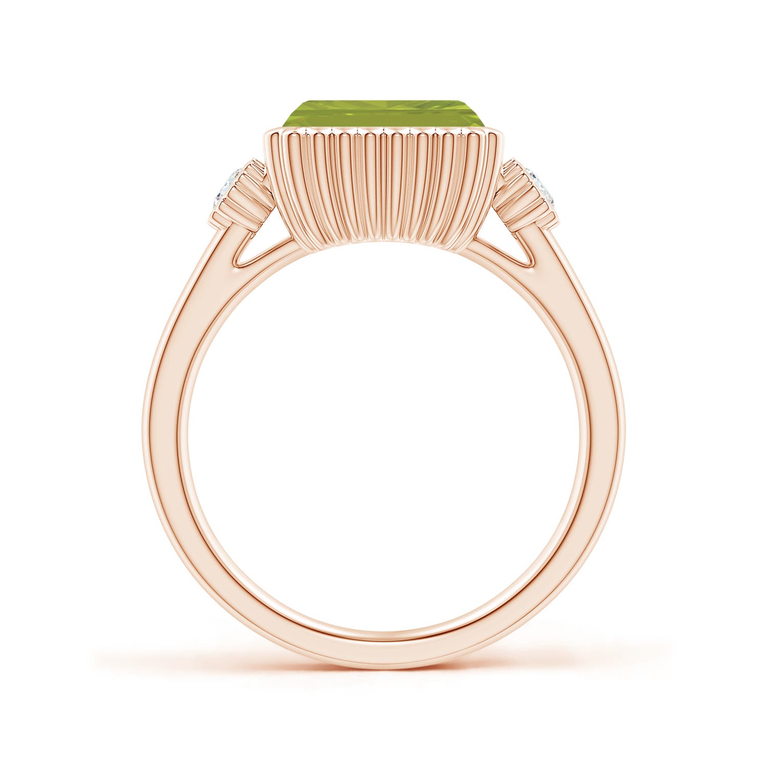 AA - Peridot / 2.49 CT / 14 KT Rose Gold