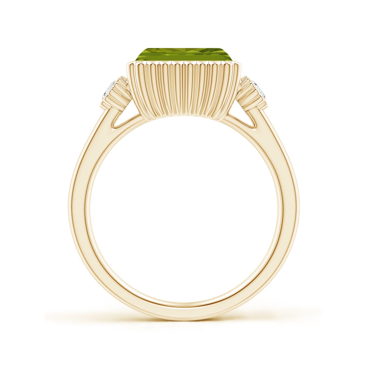 AAA - Peridot / 2.49 CT / 14 KT Yellow Gold