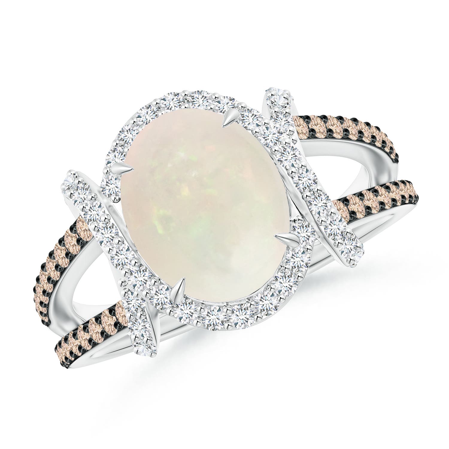 A - Opal / 2.03 CT / 14 KT White Gold