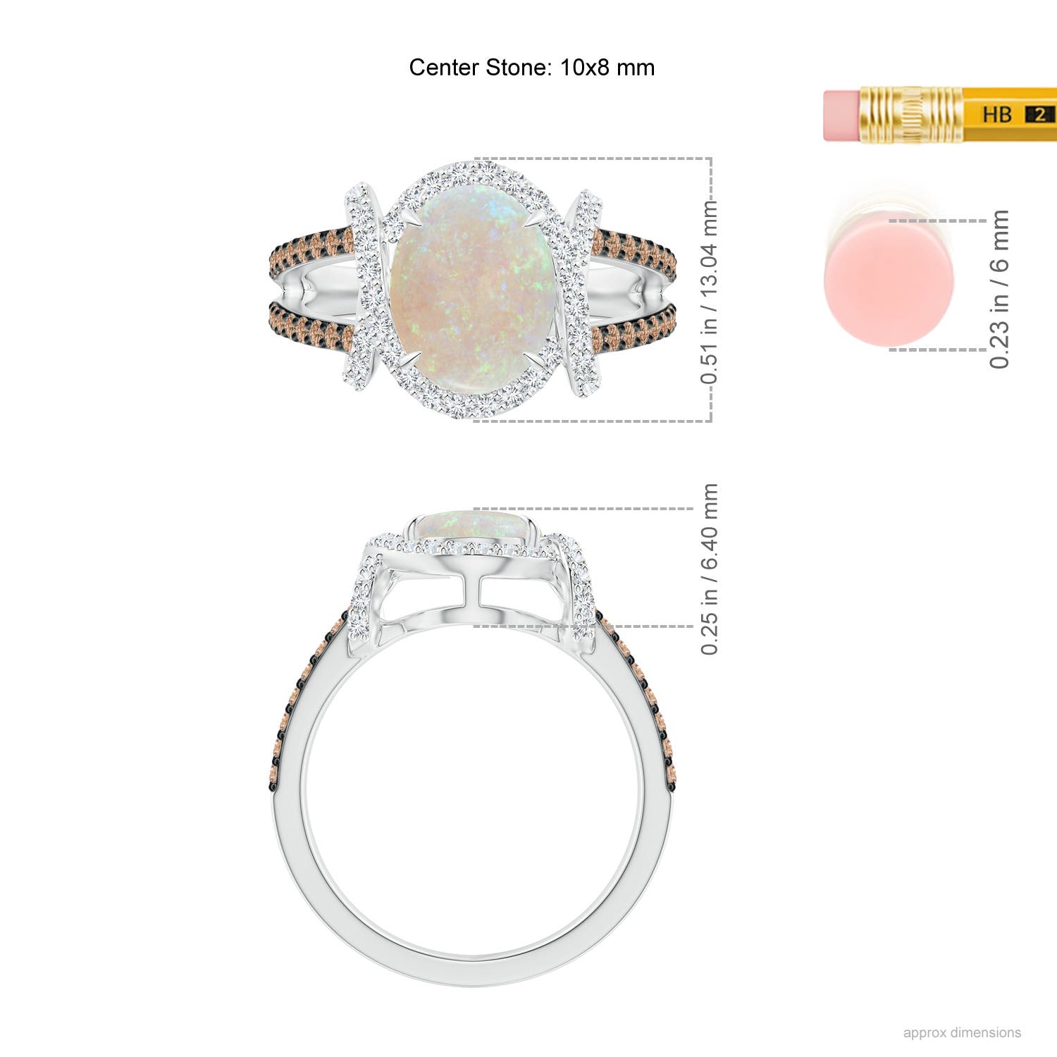 AA - Opal / 2.03 CT / 14 KT White Gold