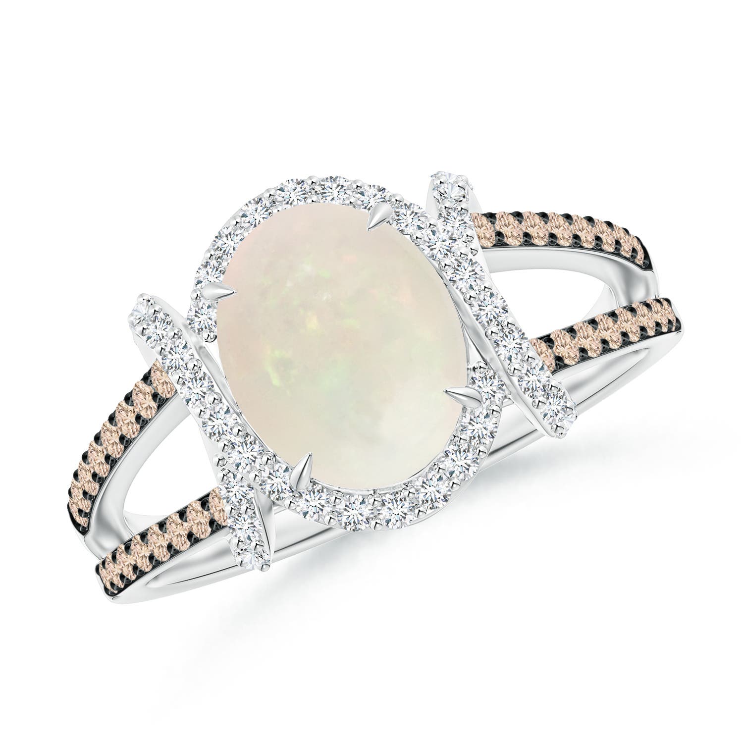 A - Opal / 1.53 CT / 14 KT White Gold