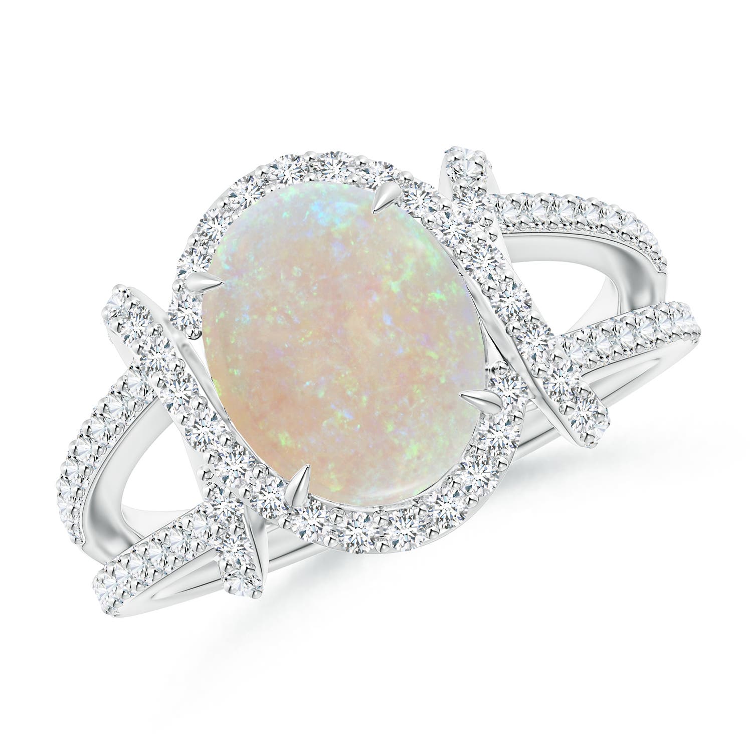 AA - Opal / 2.03 CT / 14 KT White Gold