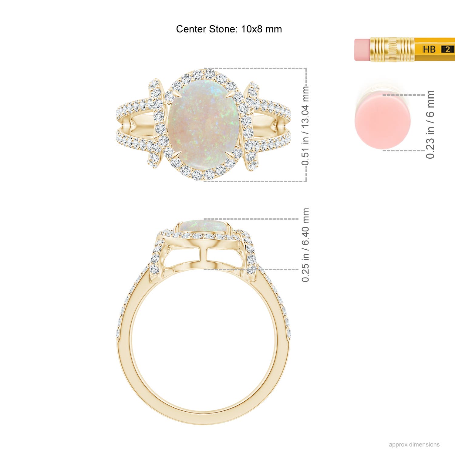 AA - Opal / 2.03 CT / 14 KT Yellow Gold