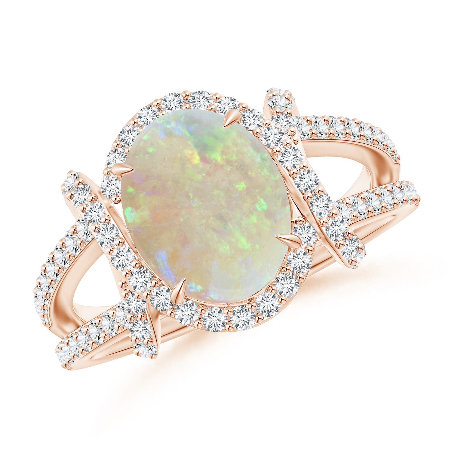 AAA - Opal / 2.03 CT / 14 KT Rose Gold