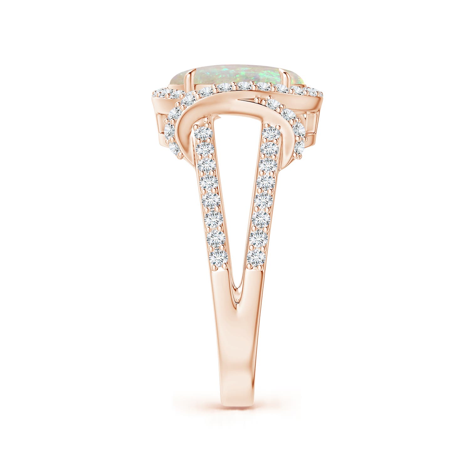 AAA - Opal / 2.03 CT / 14 KT Rose Gold