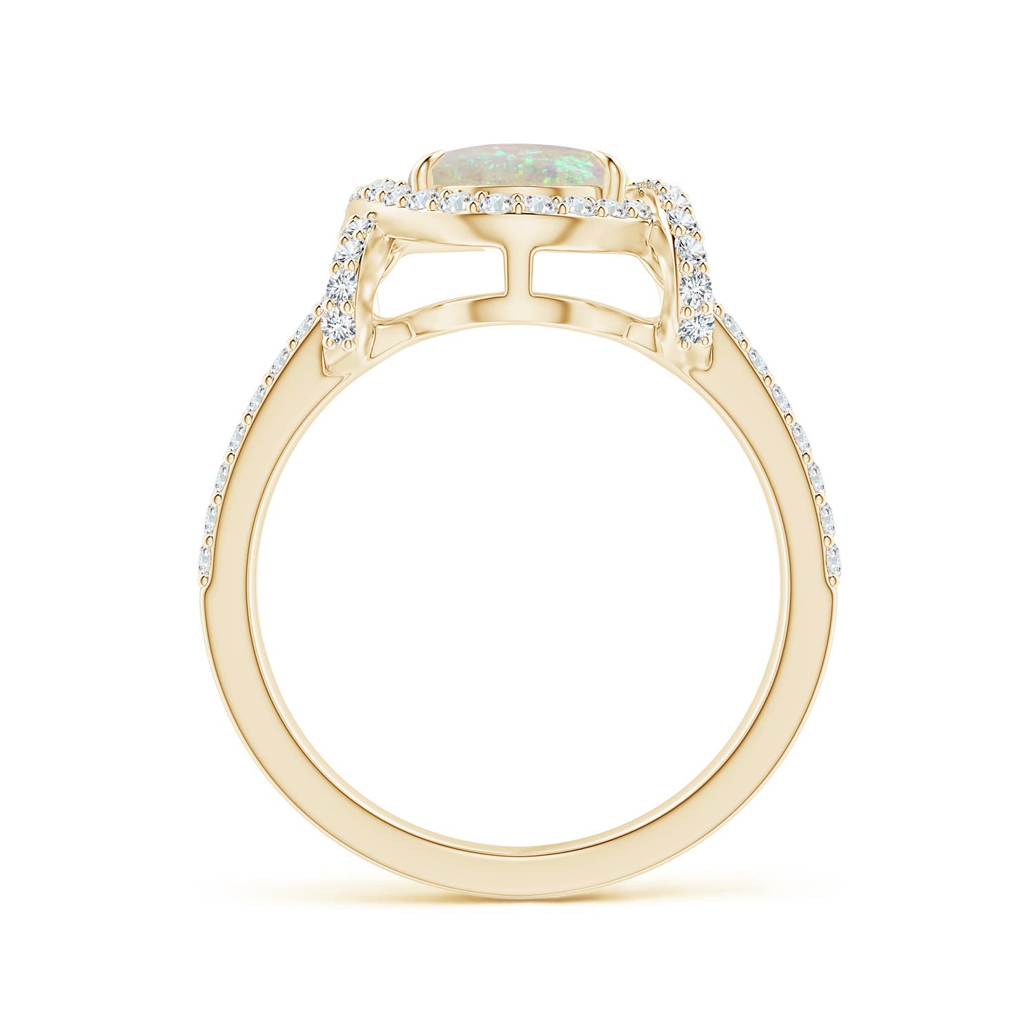 AAA - Opal / 2.03 CT / 14 KT Yellow Gold