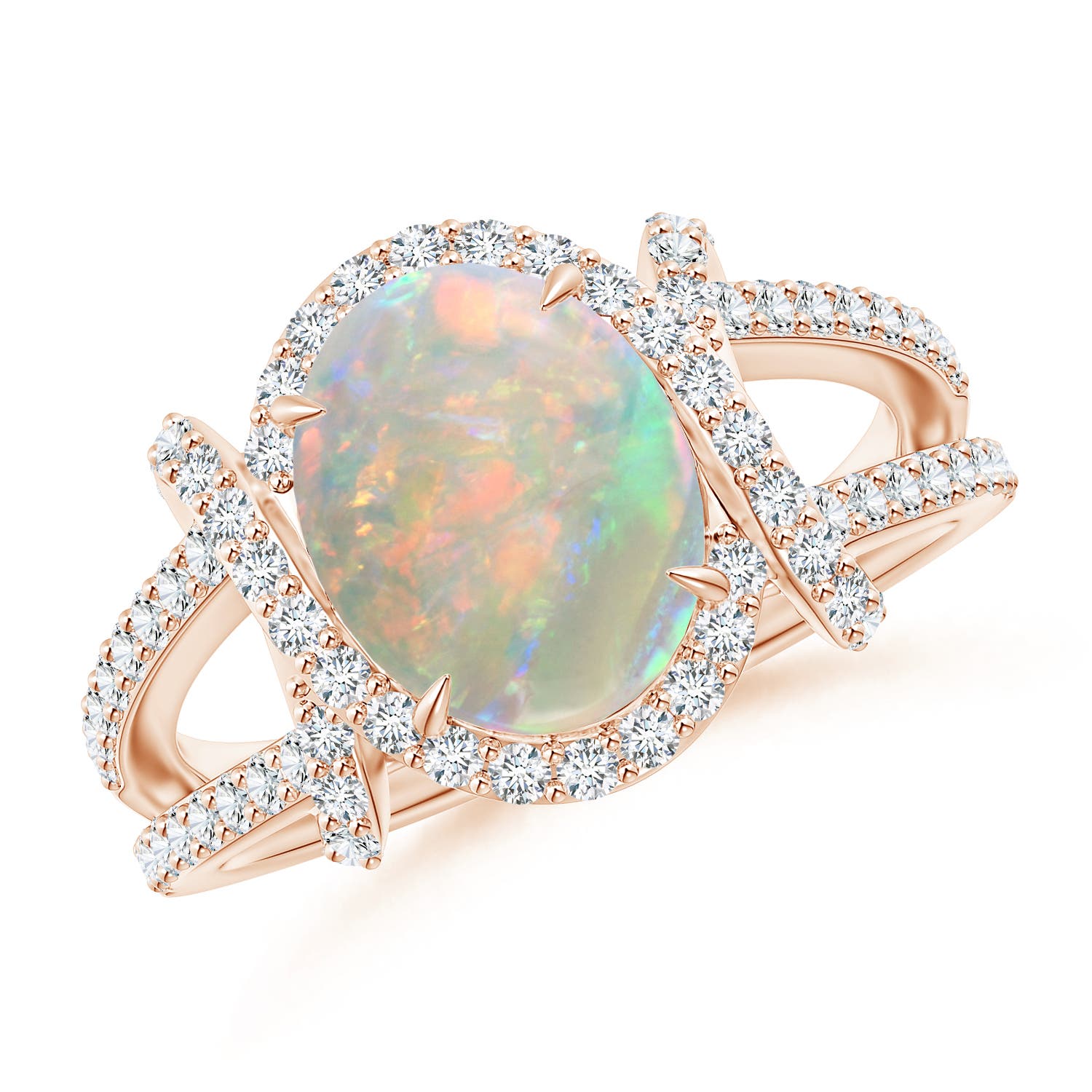 AAAA - Opal / 2.03 CT / 14 KT Rose Gold