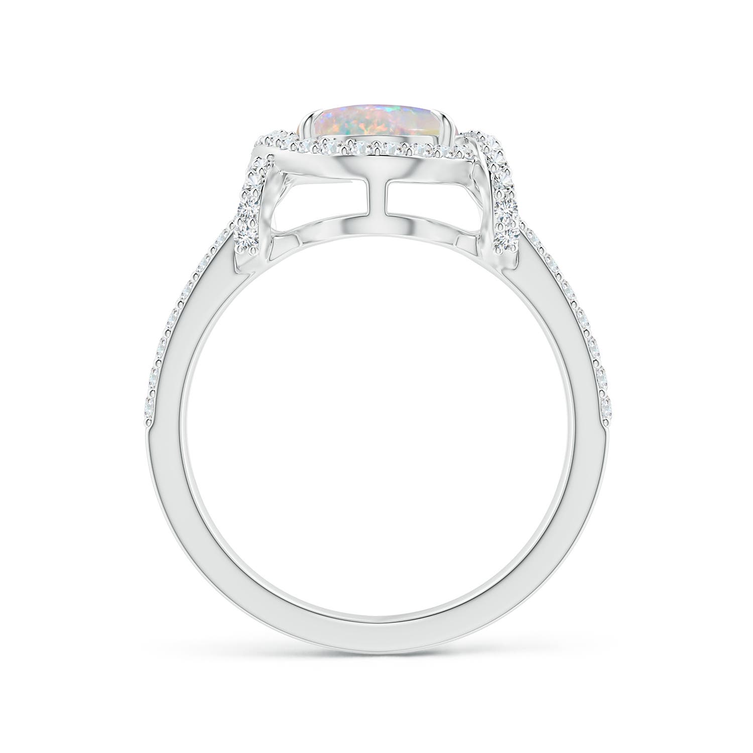 AAAA - Opal / 2.03 CT / 14 KT White Gold