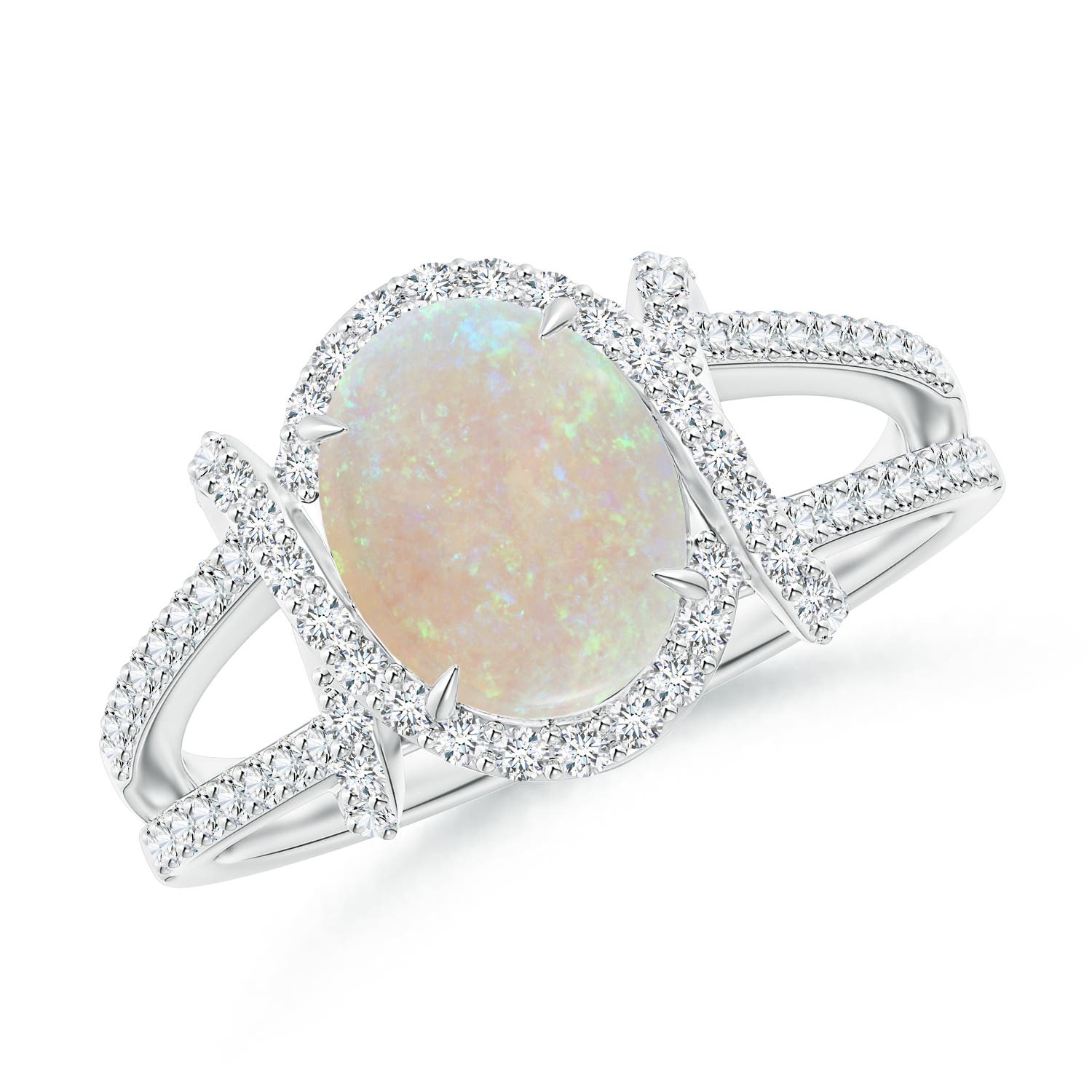 AA - Opal / 1.53 CT / 14 KT White Gold