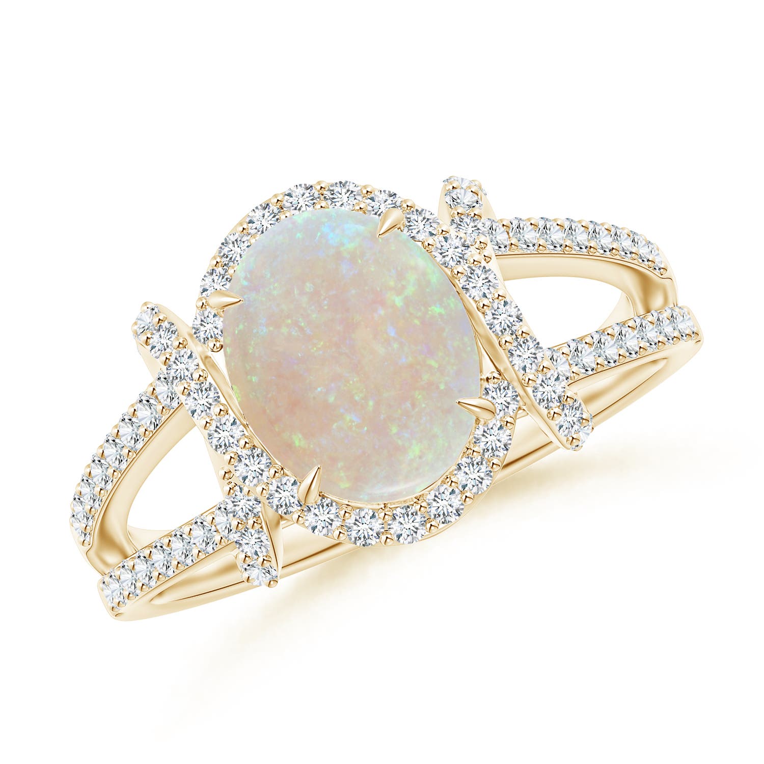 AA - Opal / 1.53 CT / 14 KT Yellow Gold