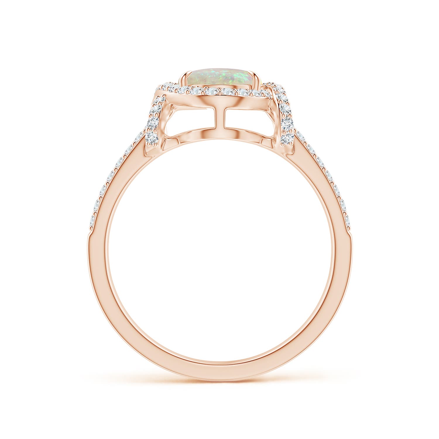 AAA - Opal / 1.53 CT / 14 KT Rose Gold