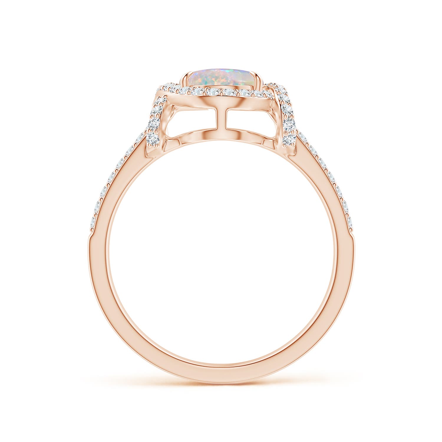 AAAA - Opal / 1.53 CT / 14 KT Rose Gold