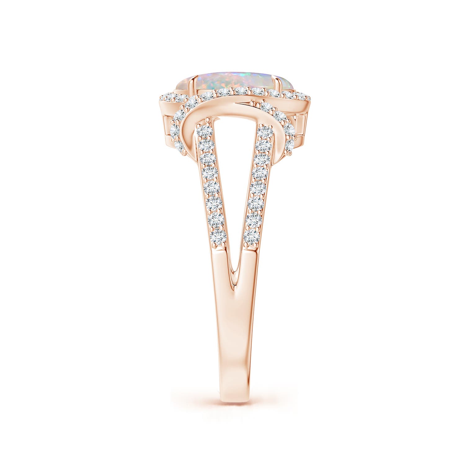 AAAA - Opal / 1.53 CT / 14 KT Rose Gold