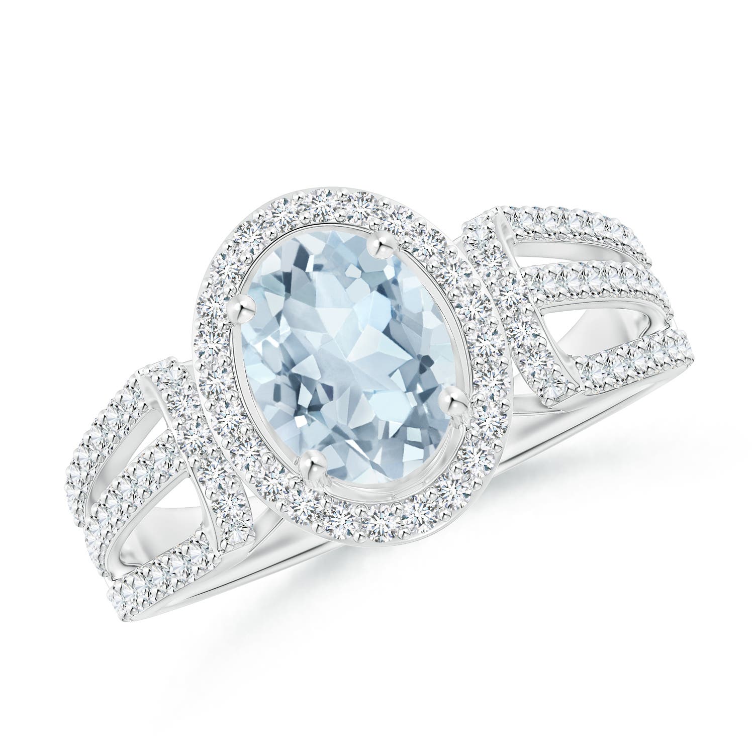 A - Aquamarine / 1.53 CT / 14 KT White Gold