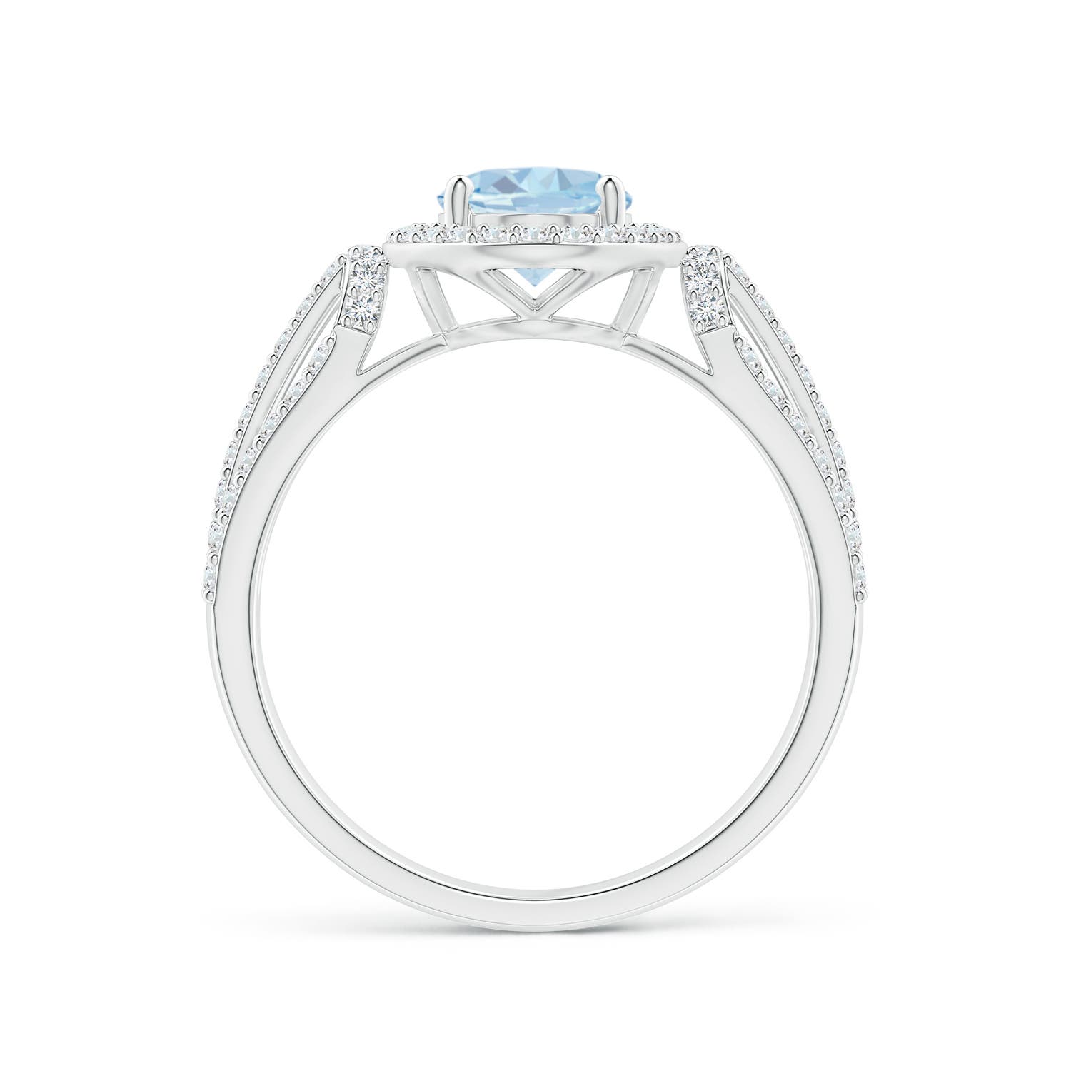 A - Aquamarine / 1.53 CT / 14 KT White Gold