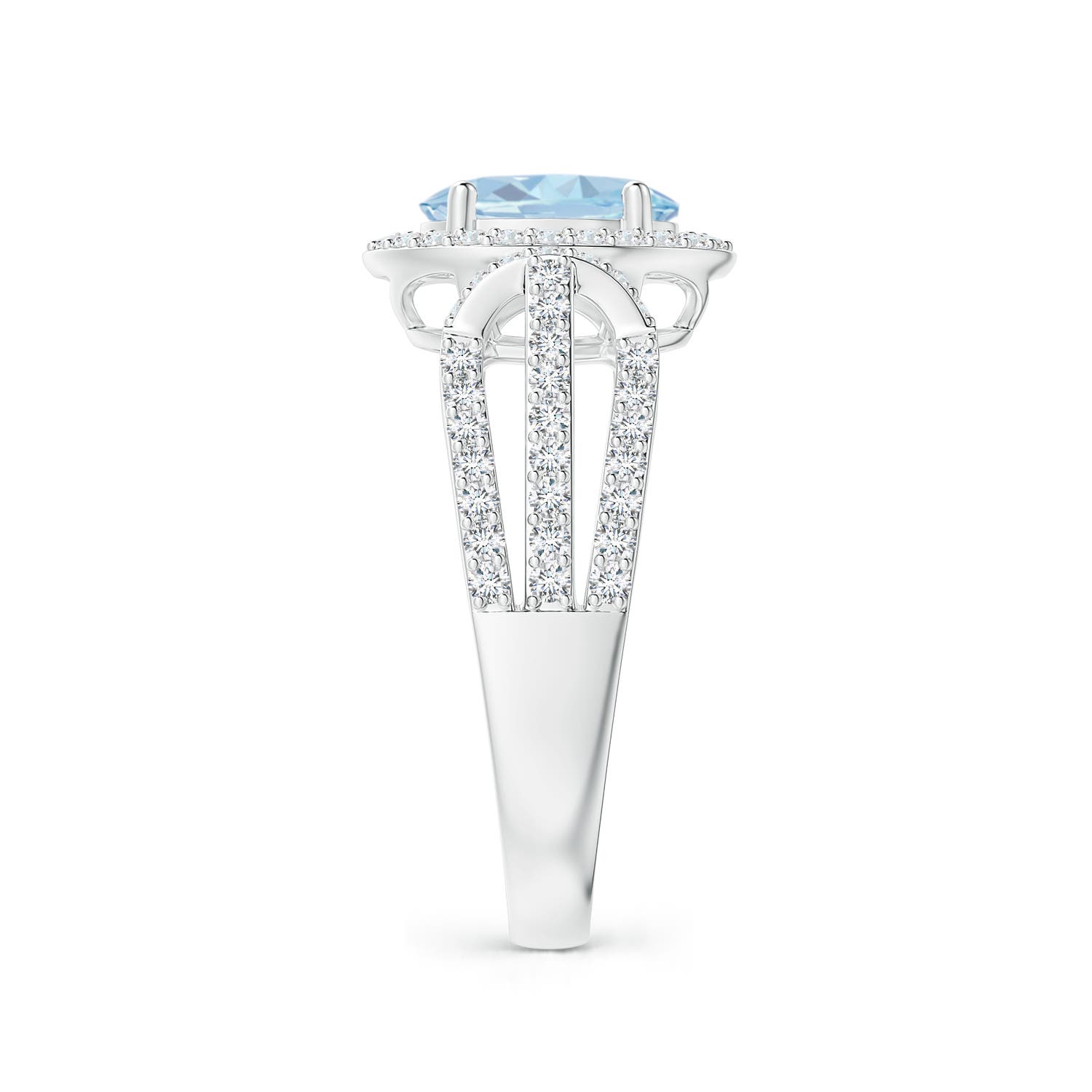 A - Aquamarine / 1.53 CT / 14 KT White Gold