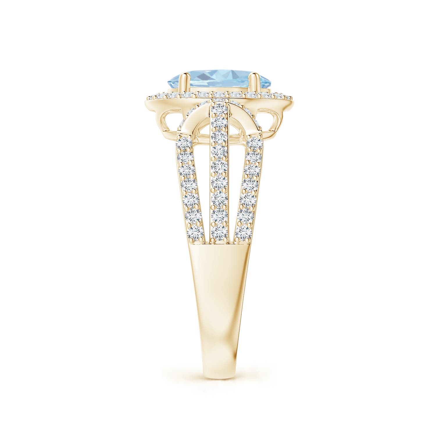 A - Aquamarine / 1.53 CT / 14 KT Yellow Gold