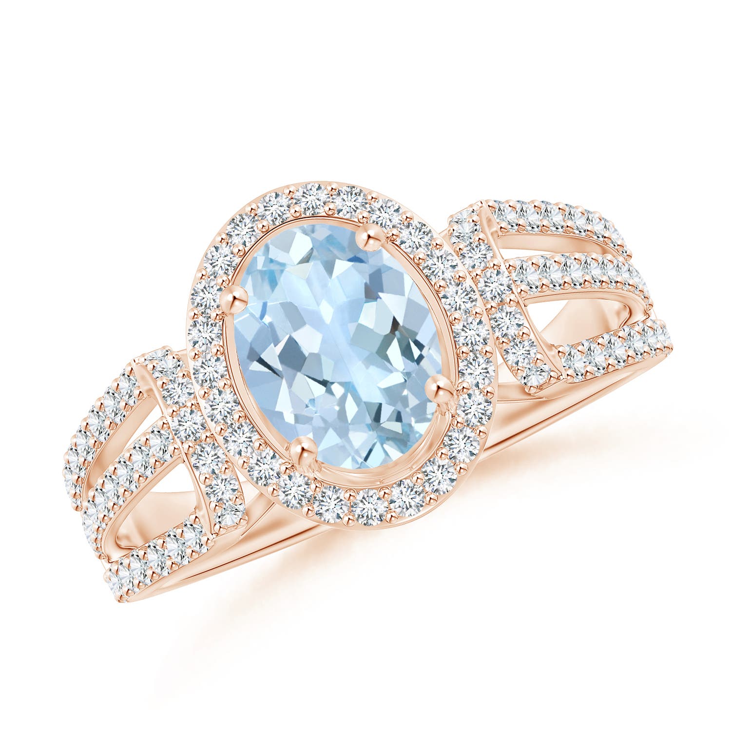 AA - Aquamarine / 1.53 CT / 14 KT Rose Gold