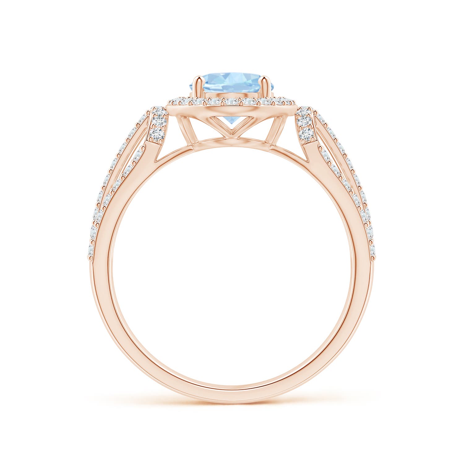 AA - Aquamarine / 1.53 CT / 14 KT Rose Gold