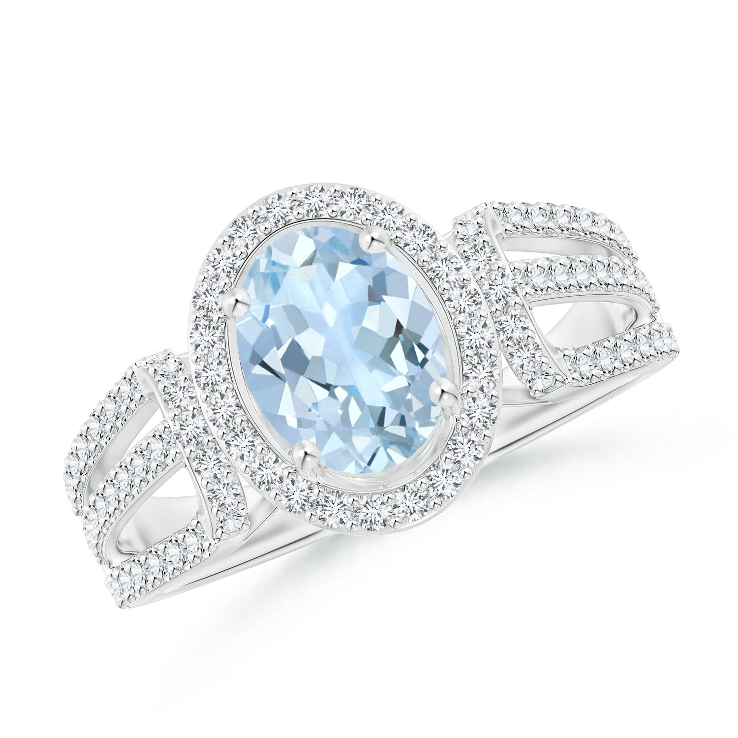 AA - Aquamarine / 1.53 CT / 14 KT White Gold