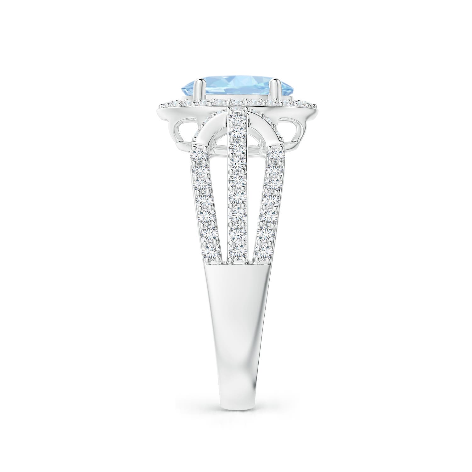 AA - Aquamarine / 1.53 CT / 14 KT White Gold