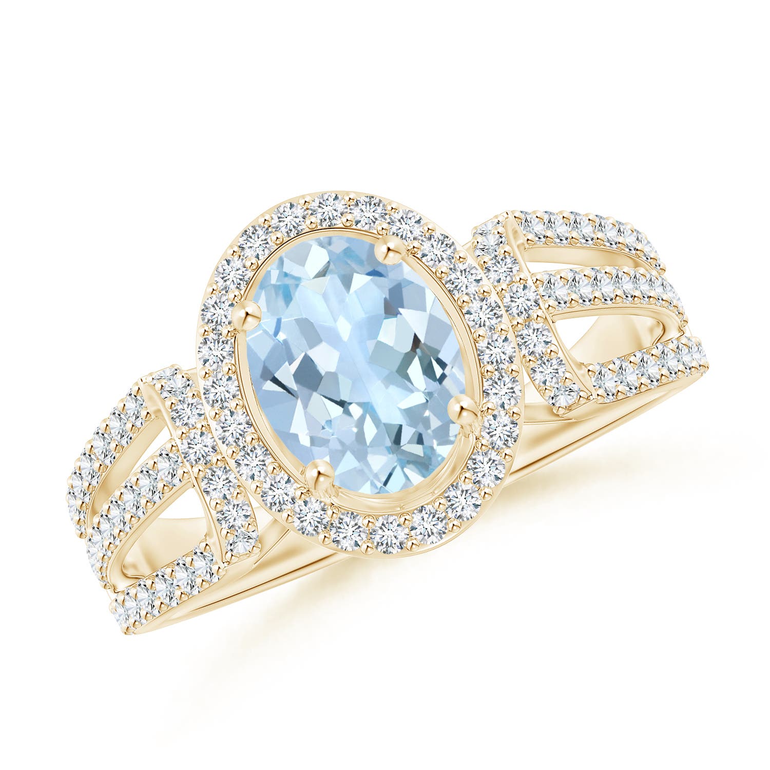 AA - Aquamarine / 1.53 CT / 14 KT Yellow Gold