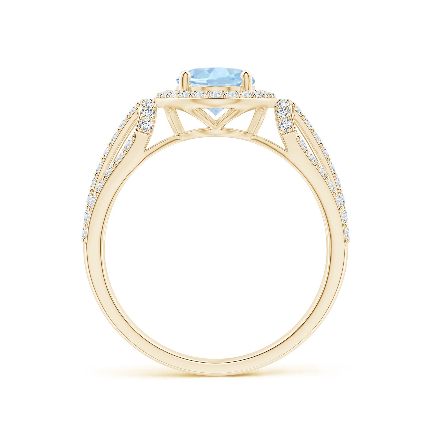 AA - Aquamarine / 1.53 CT / 14 KT Yellow Gold