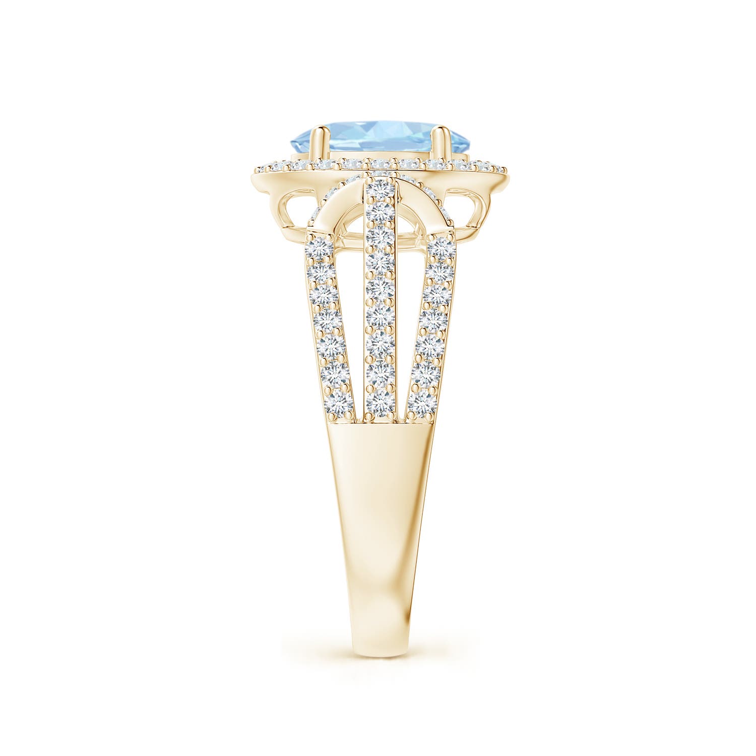 AA - Aquamarine / 1.53 CT / 14 KT Yellow Gold