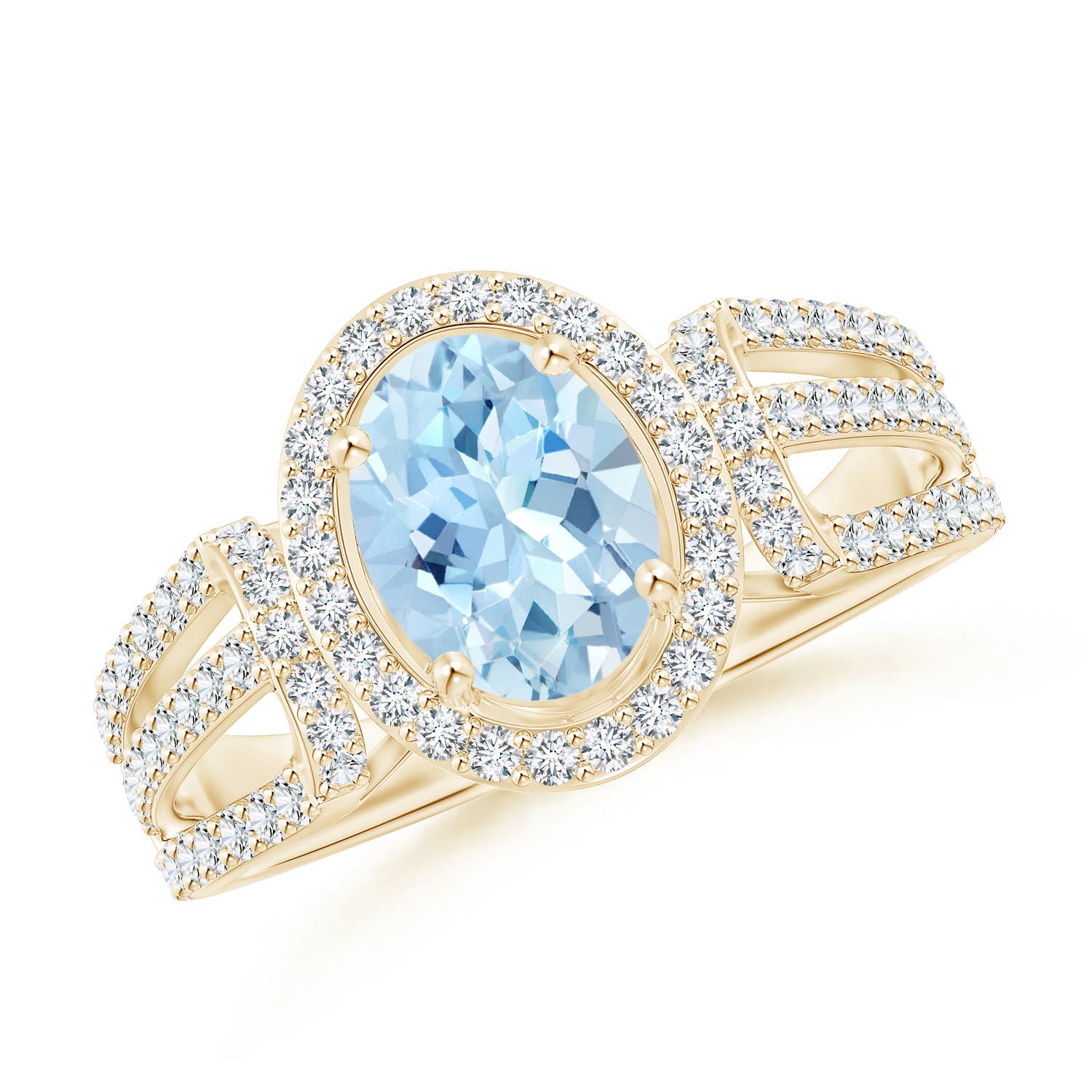 AAA - Aquamarine / 1.53 CT / 14 KT Yellow Gold