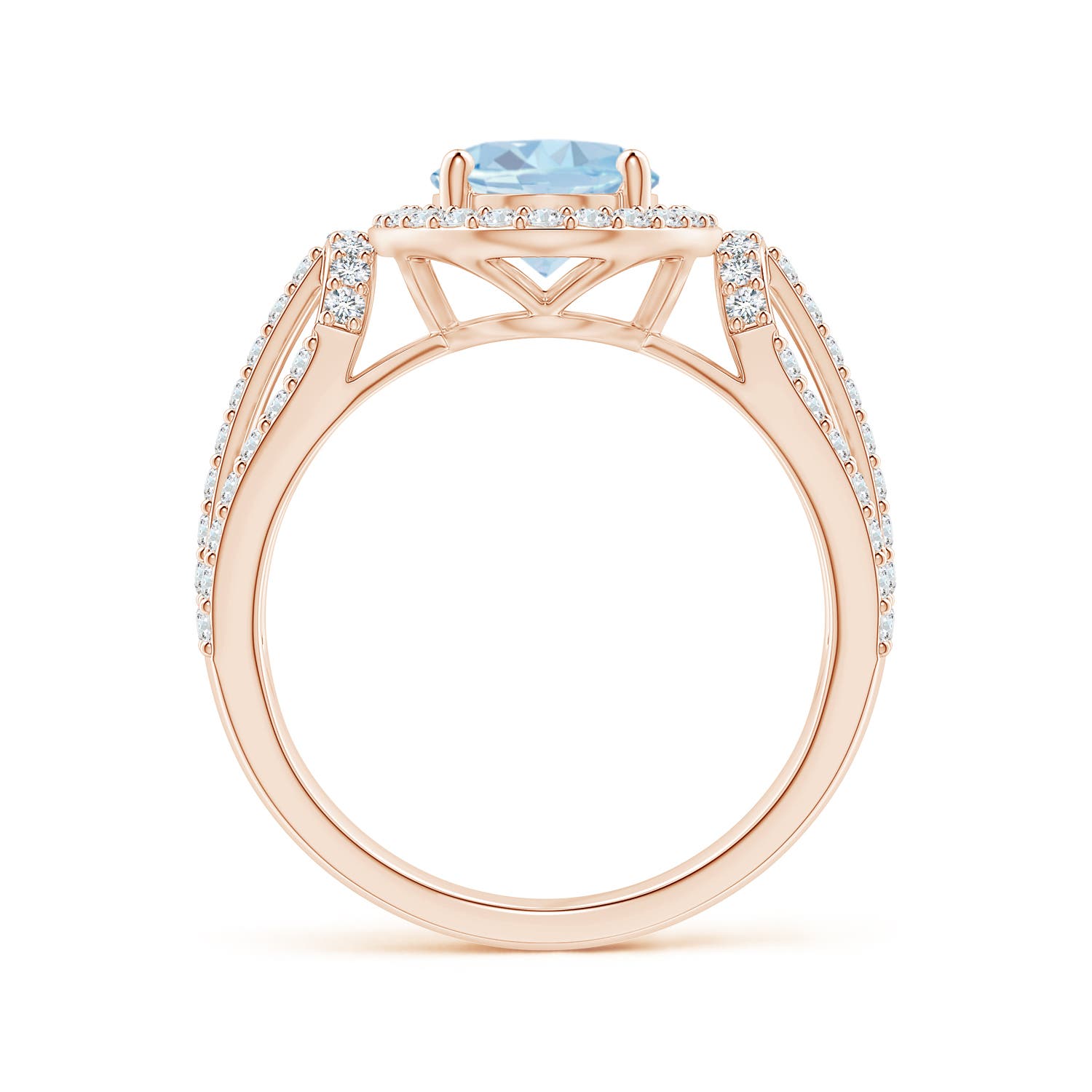 A - Aquamarine / 2.22 CT / 14 KT Rose Gold