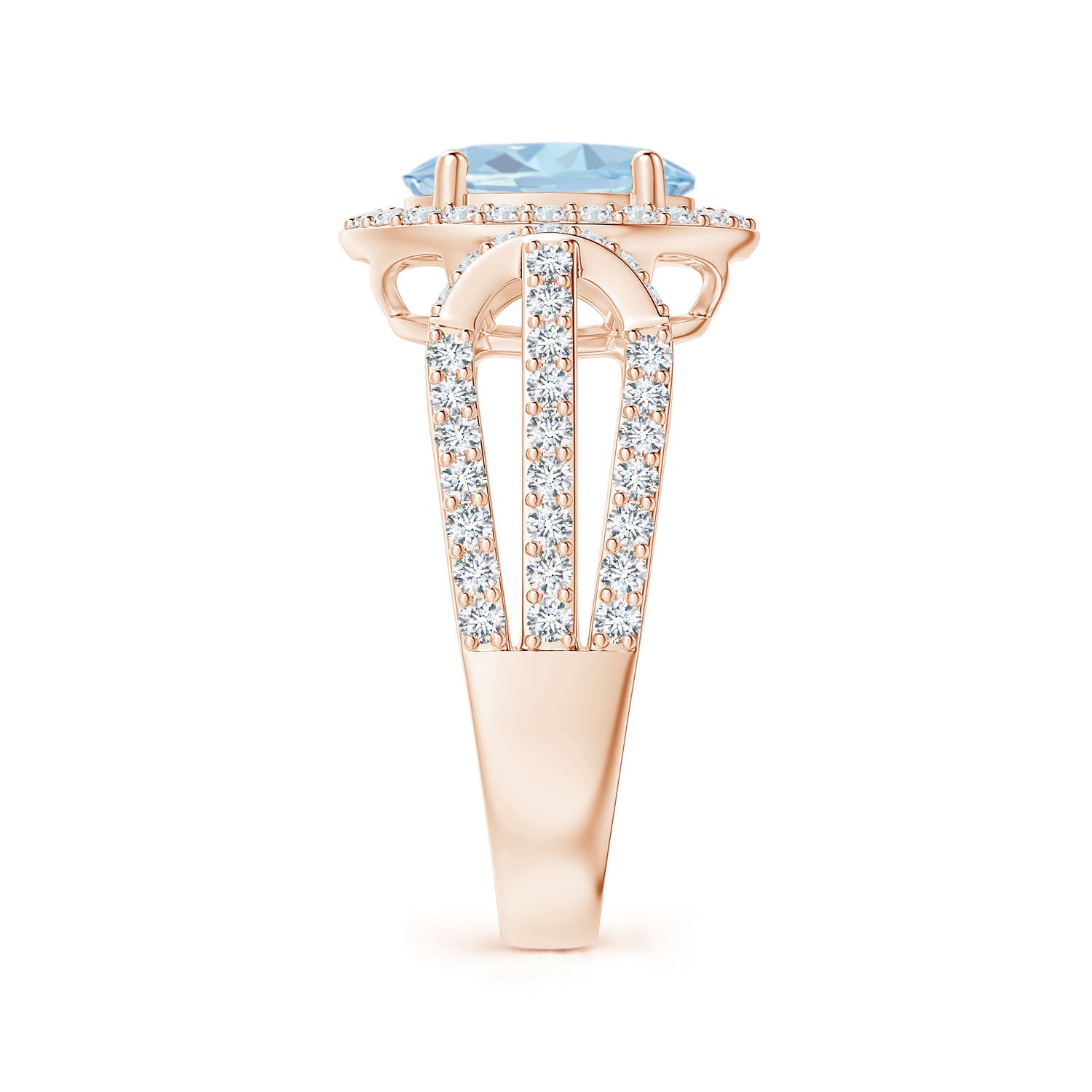 A - Aquamarine / 2.22 CT / 14 KT Rose Gold